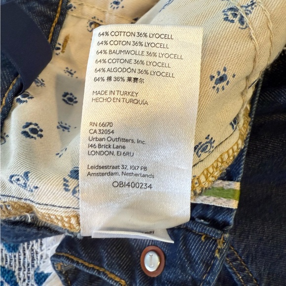 Pilcro Anthropologie The Annie Jeans Denim Wide Leg, Size 26 - Picture 8 of 8